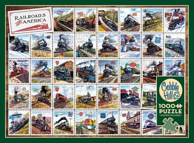 Puzzle Ferrovia Americana 1000 pezzi