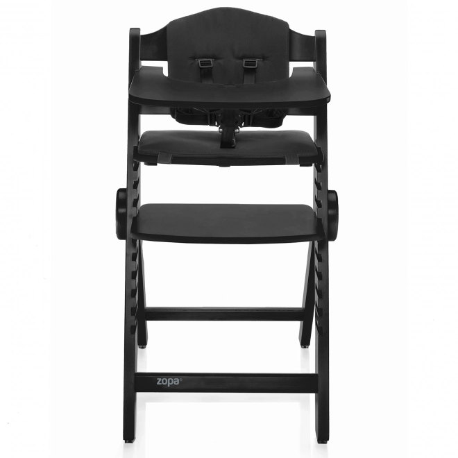 Sedia da pranzo in legno Clipp & Clapp, Nero