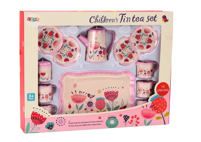 Set da tè e caffè in rosa per bambini