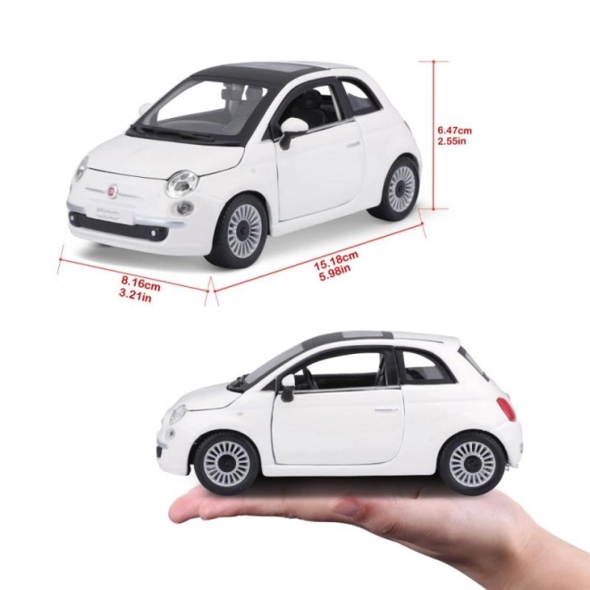 Modello Metallo FIAT 500