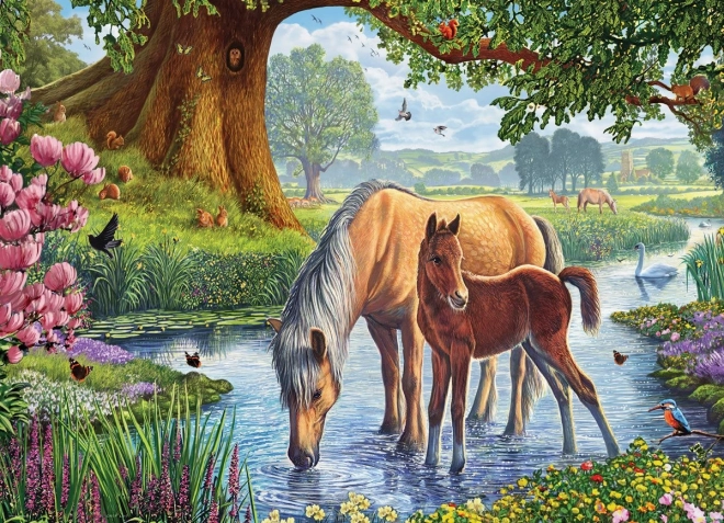 Puzzle Pony AMICI CAMPAGNA 1000 pezzi