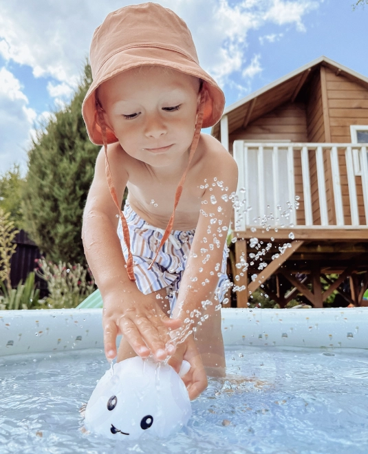 Balena LED zampillante per il bagno