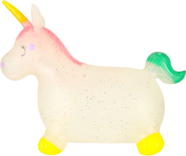 Giocattolo Saltellante per Bambini con Pompa - Unicorno di Gomma