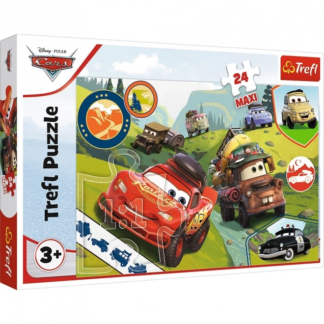 Puzzle Maxi 24 pezzi Auto Allegre Disney Cars 3