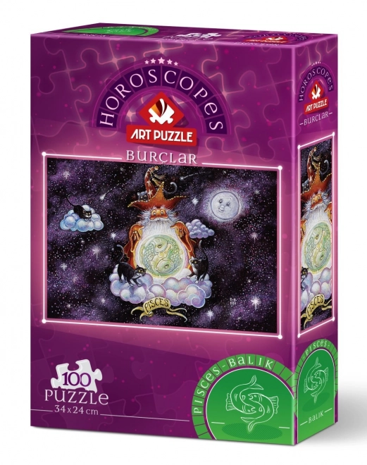 Puzzle Segni Zodiacali: Pesci 100 Pezzi