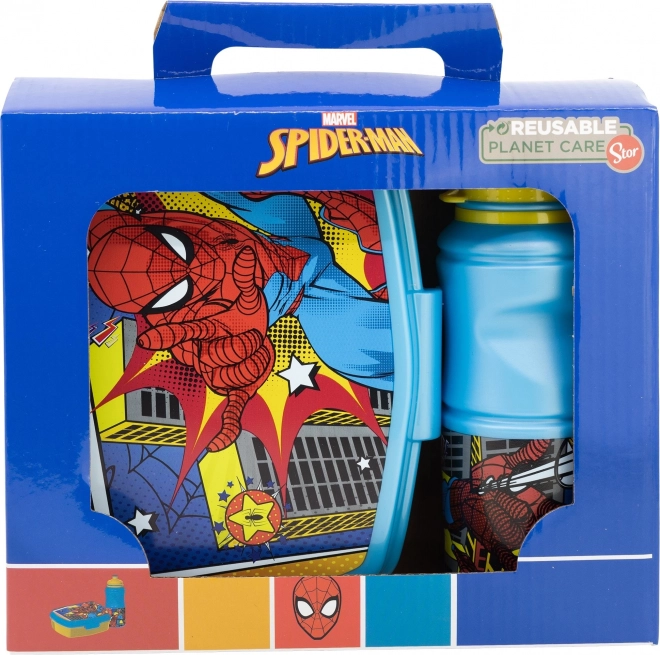 Set da pranzo per bambini Spiderman 2 in 1