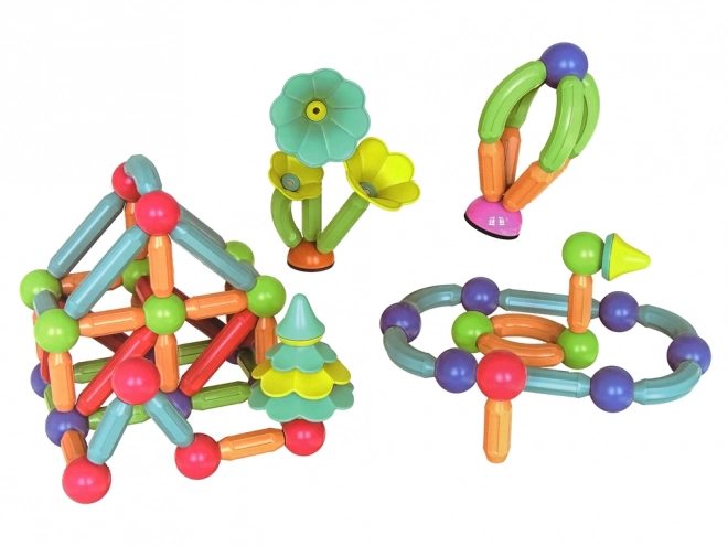Blocchi magnetici da costruzione in plastica