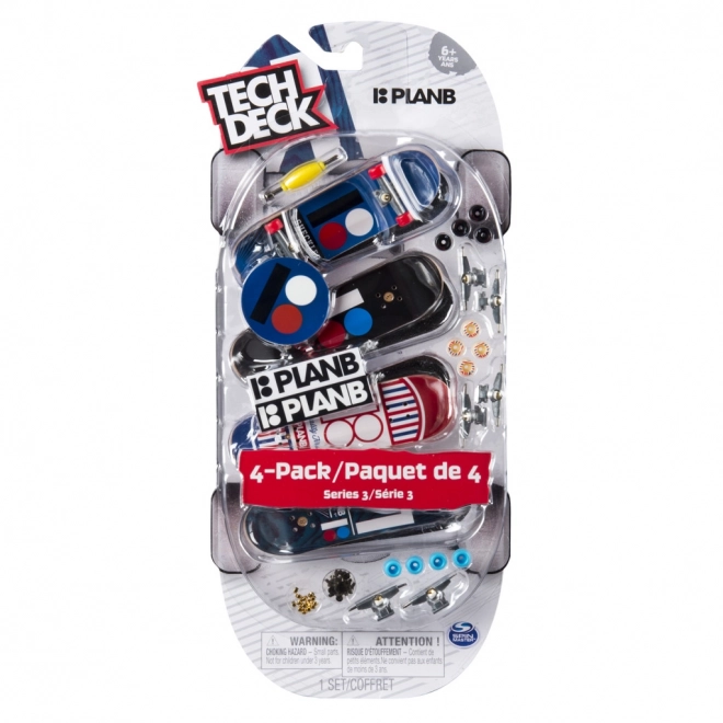 Set fingerboard Tech Deck 4 pezzi assortiti