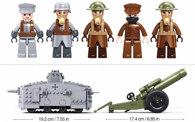Costruzioni Tank Sluban Army dalla Prima Guerra Mondiale