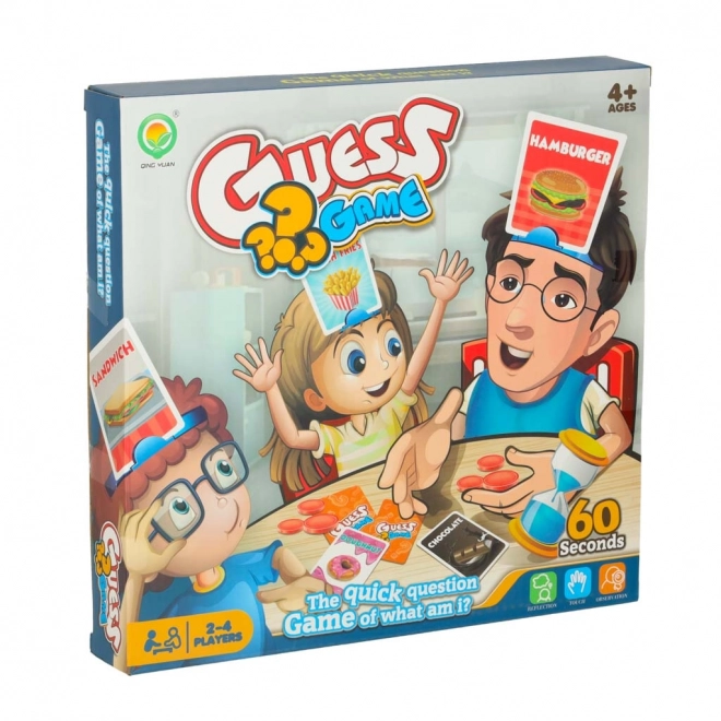 Chi sono? Game di famiglia per bambini tema cibo