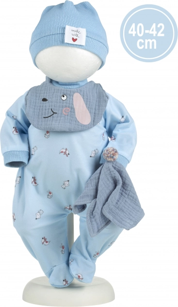 Vestitino per bambola neonato New Born taglia 40–42 cm con accessori