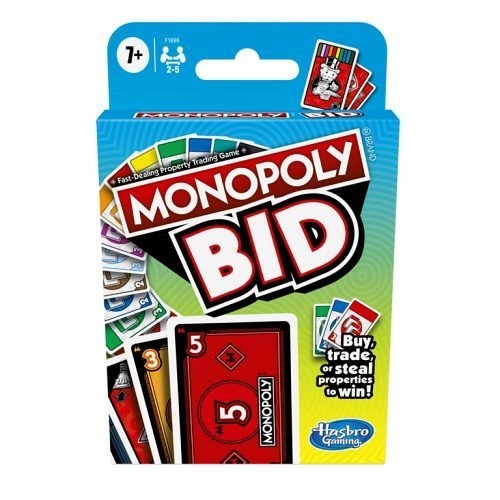 Gioco di carte MONOPOLY Bid