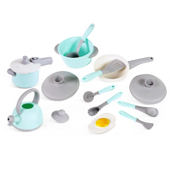 Set da cucina con stoviglie