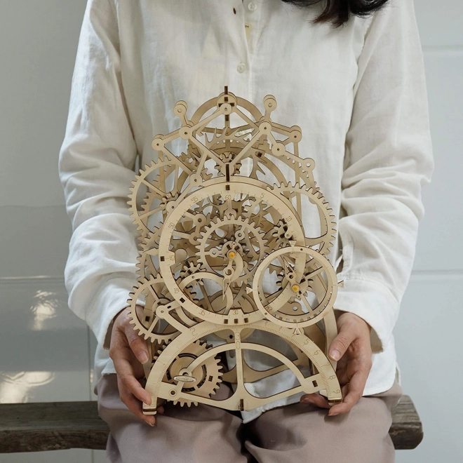 Puzzle 3D in legno Orologio a Pendolo