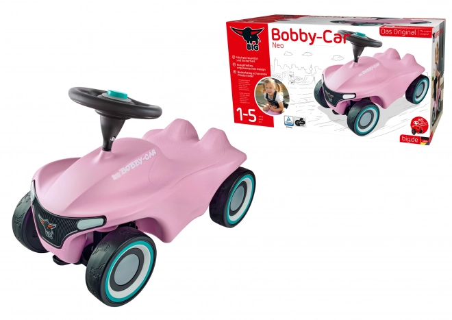 Jeepino rosa BIG Bobby Car Neo per bambini