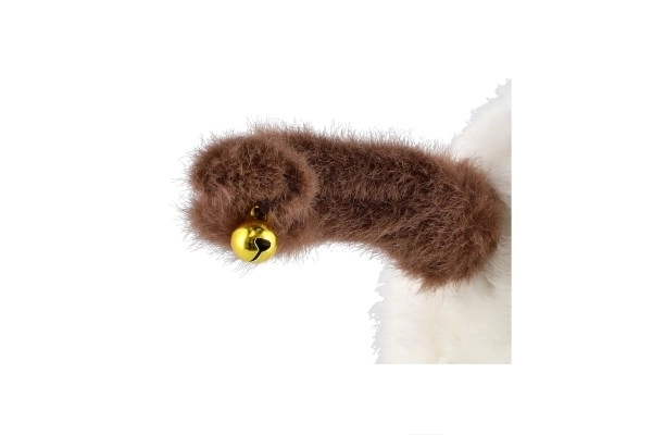 Gatto a molla in peluche 10 cm