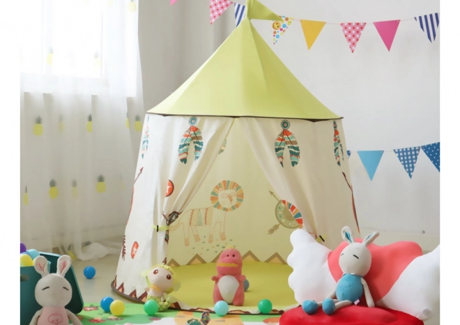 Tipi per bambini beige 125 cm