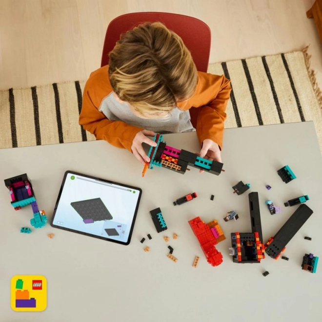 Costruzione LEGO Minecraft Base dei Saccheggiatori e Distruttore