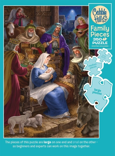 Puzzle familiare notte santa 350 pezzi