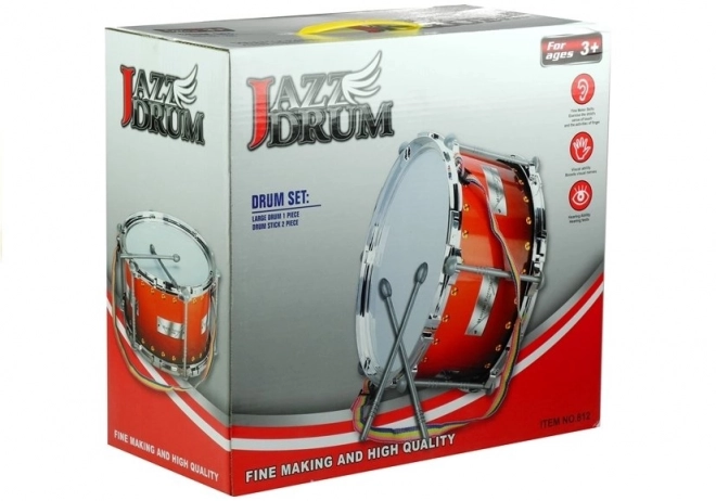 Batteria Musicale per Bambini con Bacchette e Spallacci