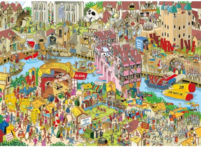 Puzzle Gibsons Jokesaws: Shakespeare Shuffle 1000 pezzi