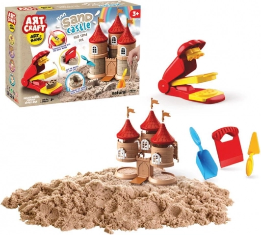 Art Craft kit per costruire un castello con sabbia cinetica