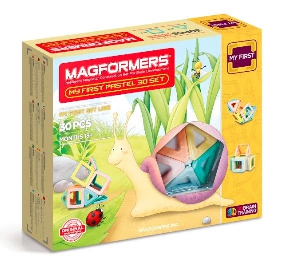 Magformers primo set pastello 30 pezzi