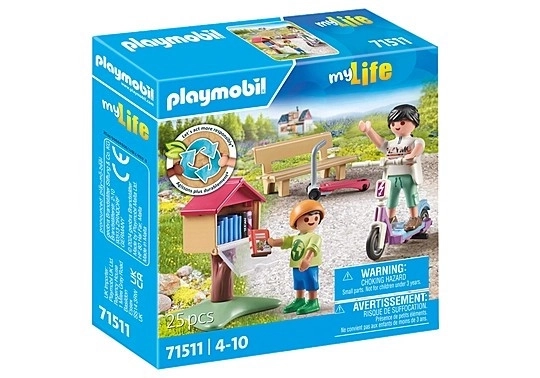 Set di figure My Life Scambio di libri