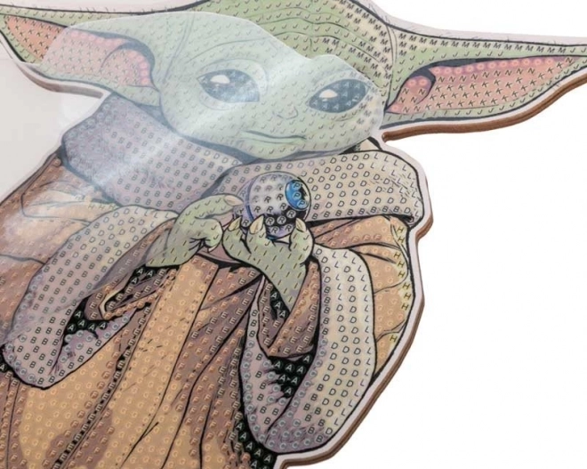 Pittura di diamanti XL Star Wars: Grogu