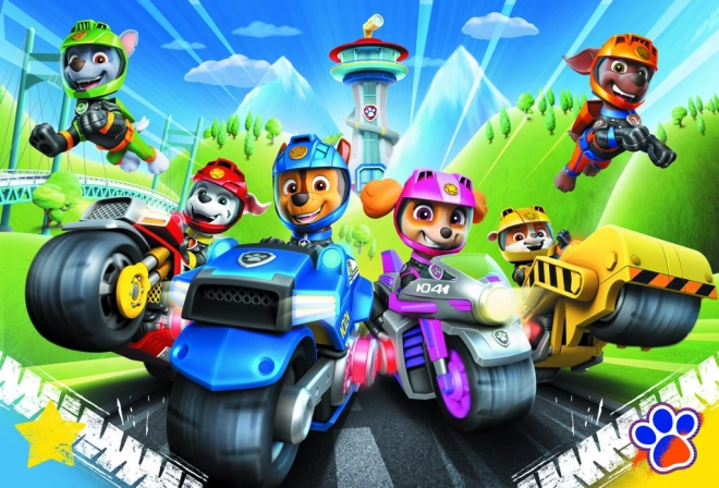 Puzzle 100 pezzi - Paw Patrol in moto