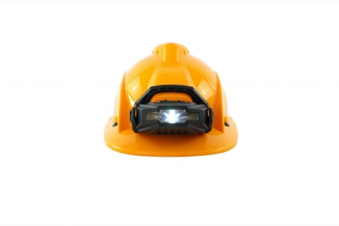 Casco da lavoro con torcia