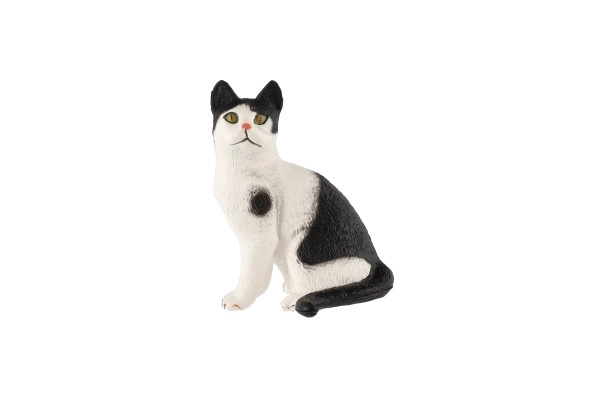 figura di plastica di gatto domestico 4 cm in sacchetto