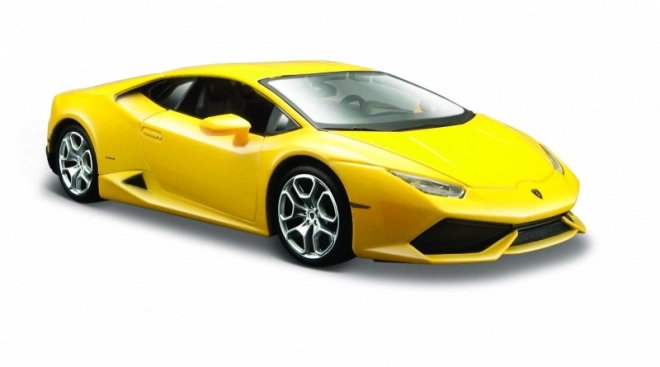 Modello in scala Lamborghini Huracan Coupe giallo