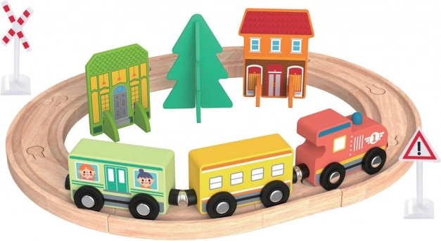 La mia prima pista di trenino città