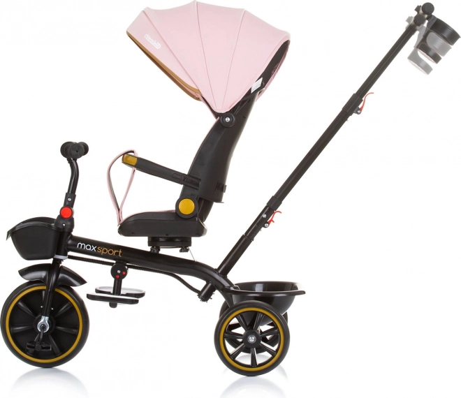 Triciclo con Cappottina Max Sport 2 in 1 Flamingo di Chipolino