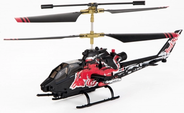 elicottero rc red bull cobra tah-1f 26 cm con 2,4 ghz e led