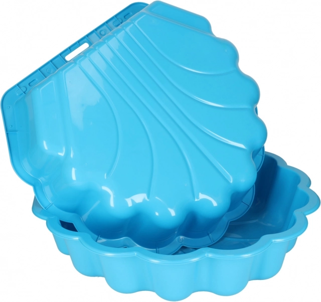 Piscina e sabbiera Muschelka Twins 2 in 1 blu