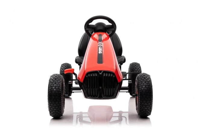 Gokart a pedali rosso