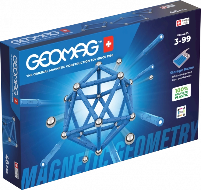 Geomag Gioco di Costruzione Geometrica 48 Pezzi