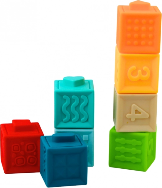 Cubetti sensoriali educativi in gomma per bambini