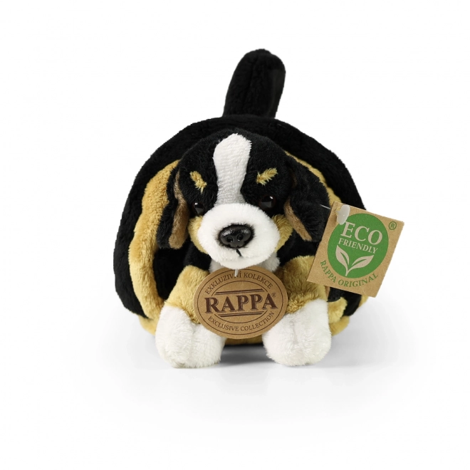 Cane di Peluche Bovaro del Bernese con Trasportino 15 cm Eco-Friendly