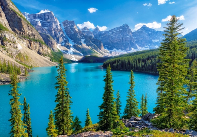 Puzzle 500 pezzi Lago Moraine Canada