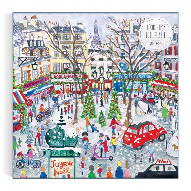 Puzzle Galison Michael Storrings Natale a Parigi 1000 pezzi