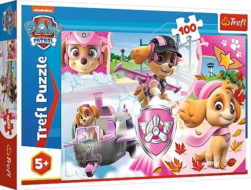 Puzzle 100 pezzi - Paw Patrol Skye in azione