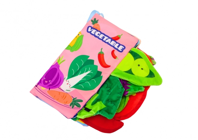 Libro morbido ortaggi per bambini