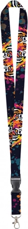 Lanyard con motivo di tigre