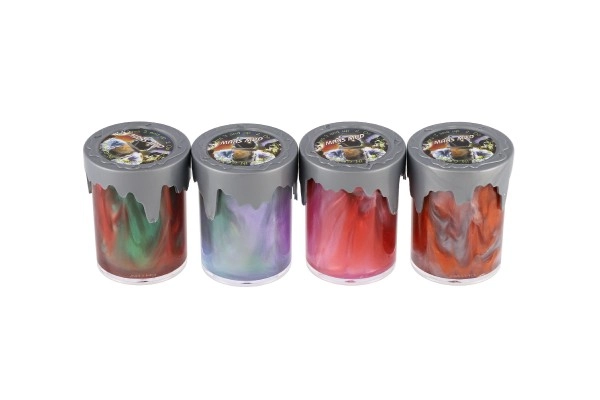 Vortici metallici e colori vivaci