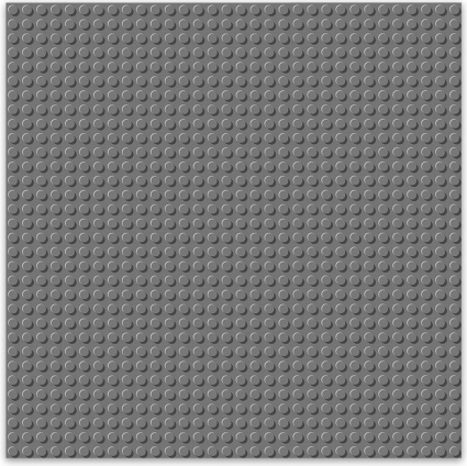 Brixies base costruzioni grigio scuro 25,5 x 25,5 cm