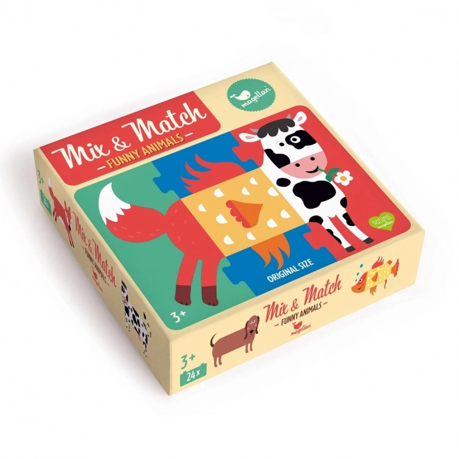 Puzzle Magellan Mix & Match Animali