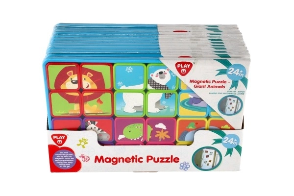 Puzzle magnetici animali colorati